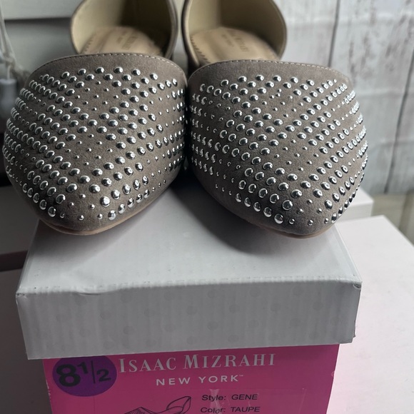 Isaac Mizrahi Shoes Flats  Embellished Diamond Pattern - Picture 6 of 6